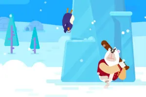 バットでペンギンをかっ飛ばすふっとばしゲーム【バウンスマスターズ (BOUNCEMASTERS)】