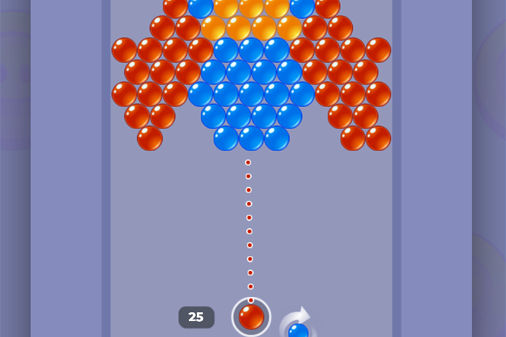 バブルブラストのプレイ画像