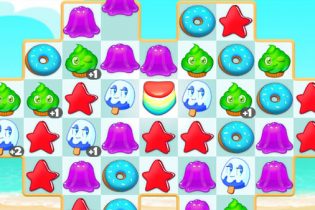 甘いお菓子のマッチ3パズルゲーム CANDY RIDDLES