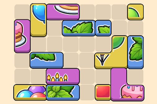 キャットブロックパズルのプレイ画像