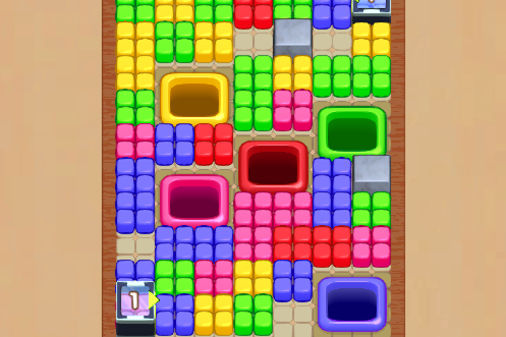 キューブ・トゥ・ホール・パズルのプレイ画像