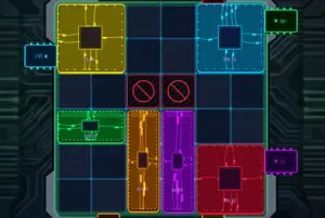 ブロックをつなげるハッキングパズル【サイバーパンク・ブロックパズル】