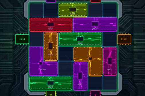 サイバーパンク・ブロックパズルのプレイ画像