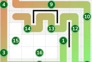 数字を順につなぐ一筆書きパズルゲーム【デイリーパス (Daily Path)】