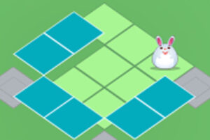 ウサギの誘導パズルゲーム【Easter Puzzle】