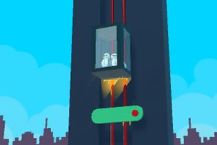 エレベーターを安全に着地させるアクションゲーム Elevator Breaking