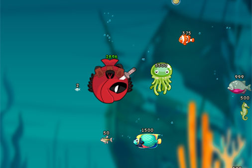 Fish Eat Getting Bigをプレイしている様子