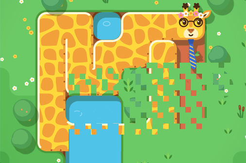 グレイジング・ジラフのゲーム画面