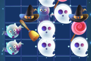 ハロウィン絵柄を育てるパズルゲーム HALLOWEEN CRAFT