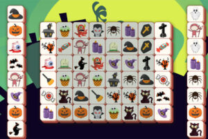 ハロウィンの上海ゲーム HALLOWEEN MAHJONG TILES