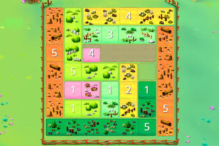 庭園を完成させる数字のパズルゲーム【ハッピーファーム: フィールド】