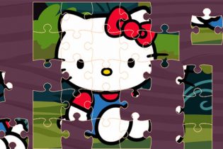 ハローキティの無料ジグソーパズル Hello Kitty Jigsaw