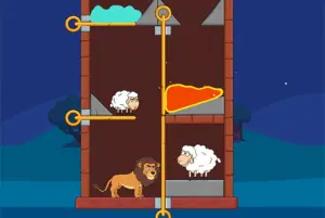 ピン抜きで羊の親子を救出【ハローシープ (Hero Sheep)】
