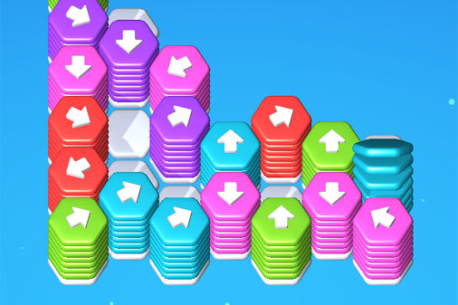 ヘキサアローズパズルのプレイ画像