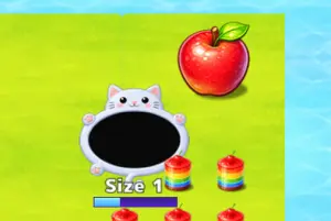 食べ物を吸いこむホールio系パズル【ホールパズル】