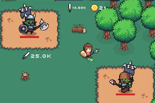 アイドル ソード ナイトのプレイ画像