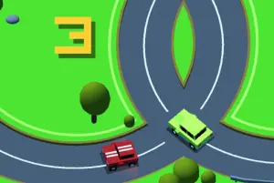 事故を避けて走り続けるアクションゲーム【ループクラッシュ（Loop Crash）】