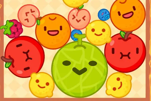 Merge Fruitのプレイ画像