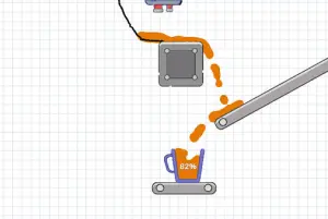 線でミルクを導くパズルゲーム【ミルク&ハッピーグラス】