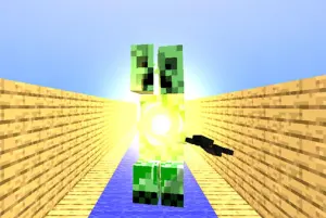 マイクラ風モンスター切断アクション【マインファイト】