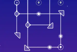 レーザー反射パズルゲーム【鏡と光線】