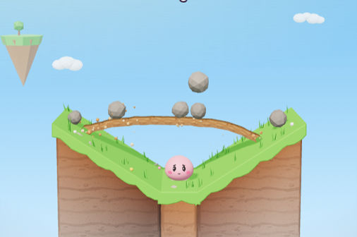 モチレスキューのゲーム画面