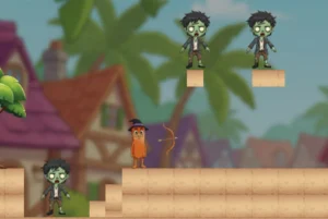 ブレインロッドのゾンビ射的ゲーム【Mrトン・シュートゾンビ】