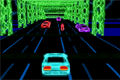 ワイヤーフレームのレースゲーム：Neon Race