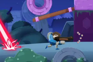 レーザーから逃げるランニングアクション【ルビーレイド (Ruby Raid)】