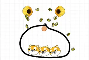 線を書いてイヌを守る防衛パズルゲーム【セーブザペット】