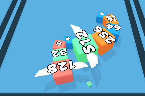 スネーク2048のプレイ画像