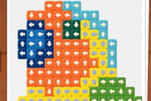 タイルをすべて飛ばすタイルパズル【ソートタイル (Sort Tiles)】