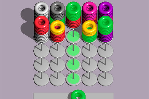 Stack N' Sort Tower 輪っかをまとめるソートパズル【Stack n Sort】 | DLなし無料ゲーム|おもげーむ