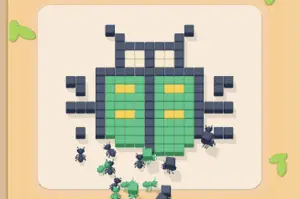 アリにブロックを運ばせるパズルゲーム【スウォーム・ピクニック (Swarm Picnic)】