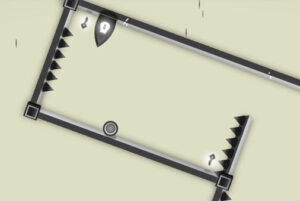 画面を回転させる玉転がしゲーム【トラテ】