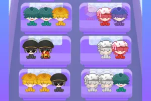 人形を座席にそろえて消すソートパズル【トイソート（Toy Sort）】