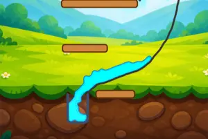線で水を流すパズルゲーム【ウォーターフロー ハッピーグラス】