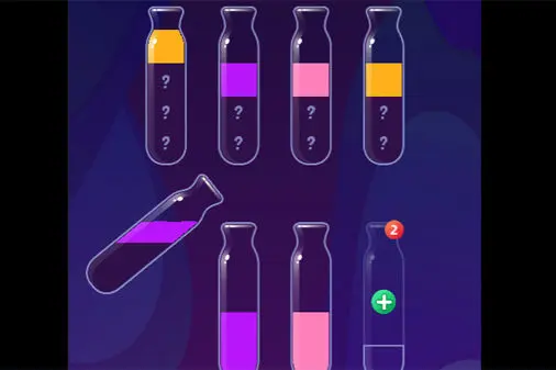 Water Sortのプレイ画像