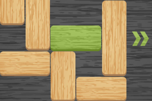 積み木の箱入り娘パズル【Wood Slide】 ｜ DLなし無料ゲーム ｜ おもげーむ！